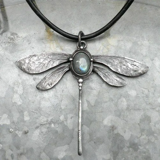 Vintage Dragonfly Necklace - emmy-rae-jewels.com