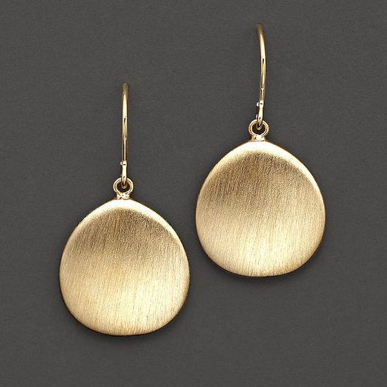 Vintage Golden Plate Earrings - emmy-rae-jewels.com