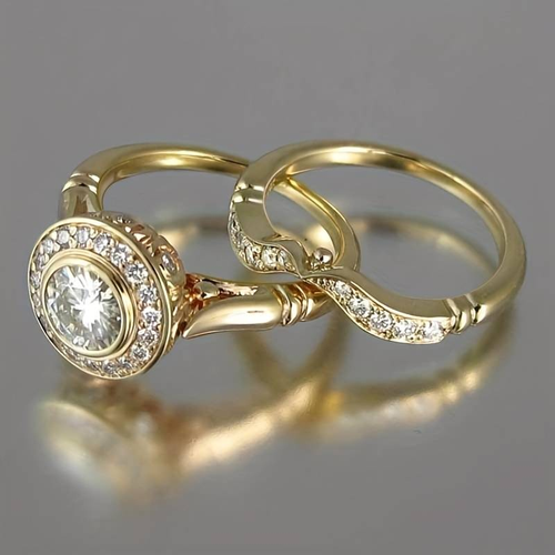 Vintage Gold & Zirconia Ring Pack - emmy-rae-jewels.com