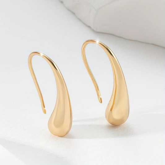 Vintage Golden Drop Earrings - emmy-rae-jewels.com