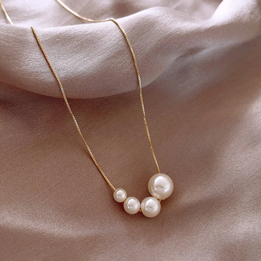 Elegant Pearl Necklace - emmy-rae-jewels.com