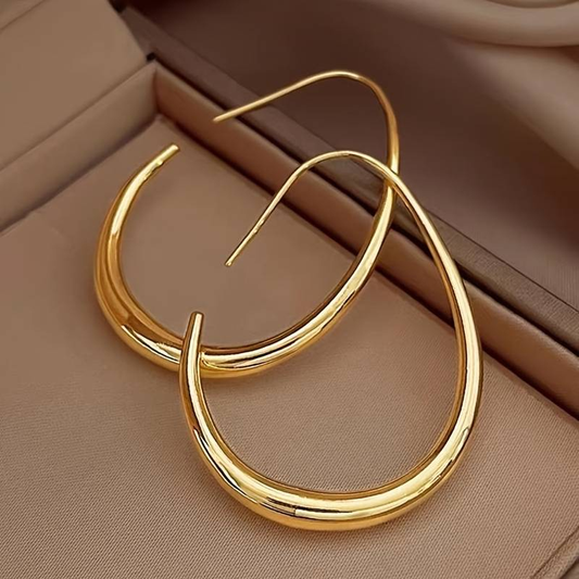 Vintage Gold Hoop Earrings - emmy-rae-jewels.com