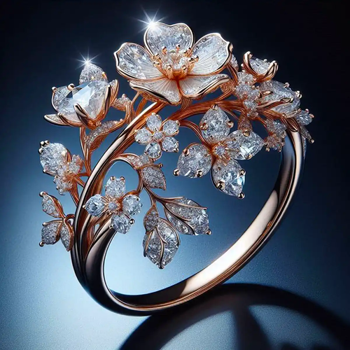 Bright Crystal Blossom Ring - emmy-rae-jewels.com