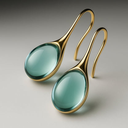 Crystal Drop Earrings in Gold and Silver - emmy-rae-jewels.com