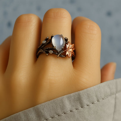 Nature Moonstone Ring - emmy-rae-jewels.com