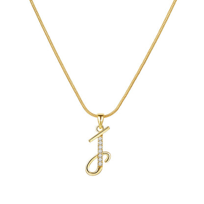 Lily Initial Necklace