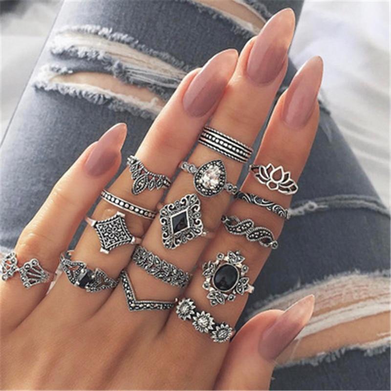 Unique Premium Pack of 8 to 12 Rings - emmy-rae-jewels.com