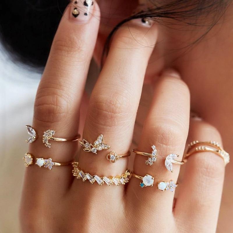 Unique Premium Pack of 8 to 12 Rings - emmy-rae-jewels.com