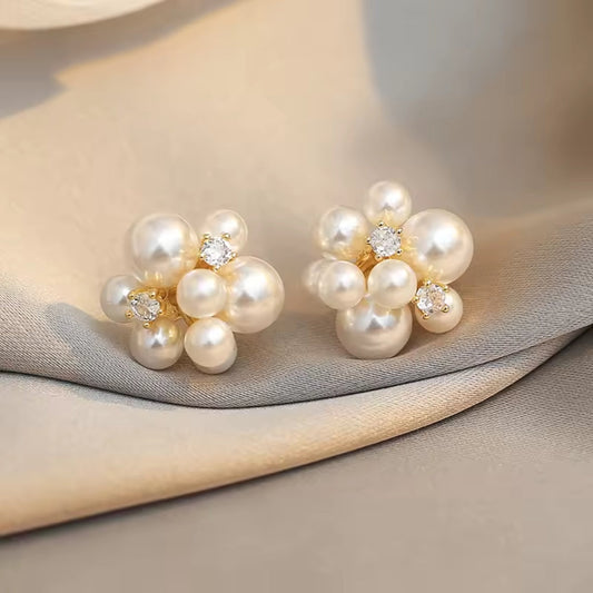 Flower Pearl Earrings - emmy-rae-jewels.com