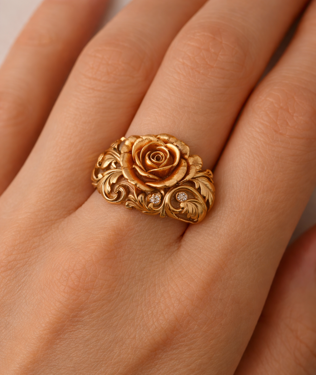 Golden Flower Ring - emmy-rae-jewels.com