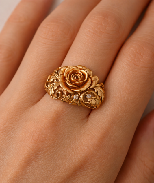 Golden Flower Ring - emmy-rae-jewels.com
