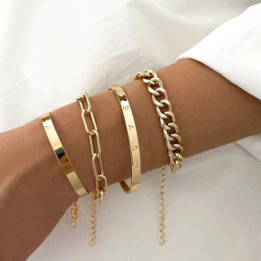 4 Piece Deja Bracelet Set - emmy-rae-jewels.com
