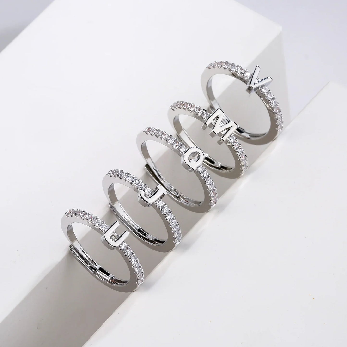 Adjustable Custom Initial Ring - emmy-rae-jewels.com