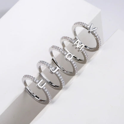 Adjustable Custom Initial Ring - emmy-rae-jewels.com