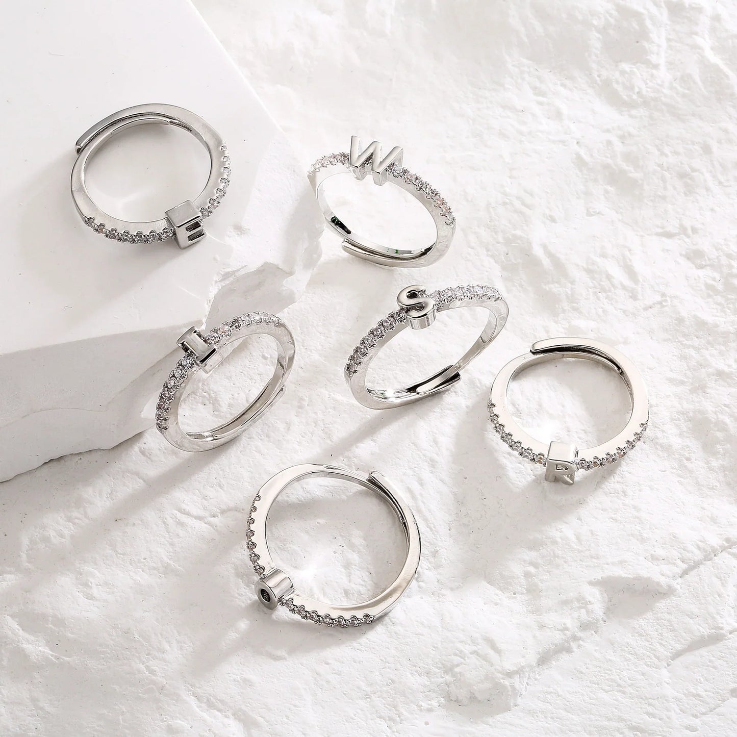 Adjustable Custom Initial Ring - emmy-rae-jewels.com