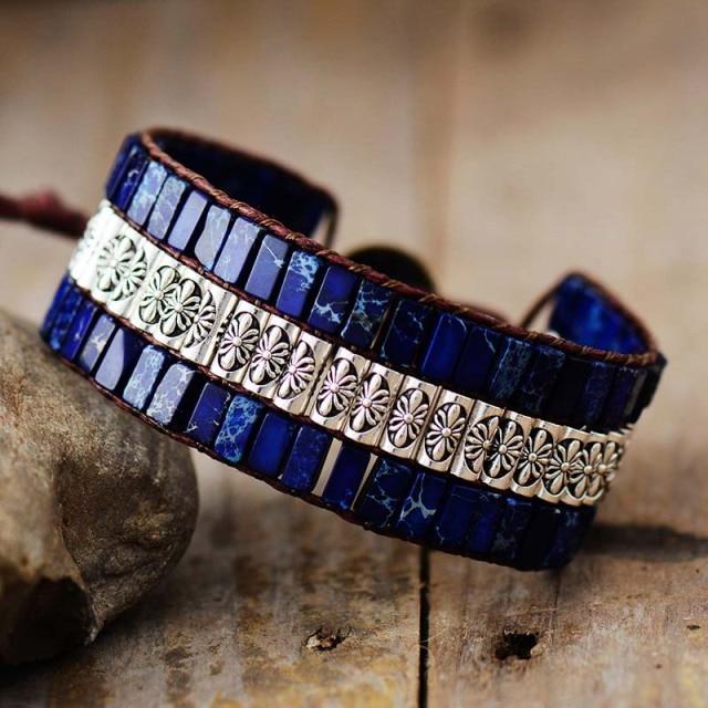 Lotus Boho Wrap Bracelet - emmy-rae-jewels.com