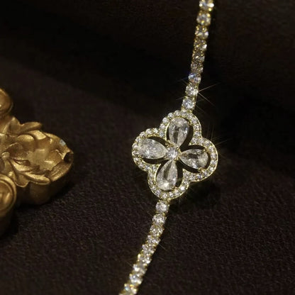 Clover Tennis Bracelet - emmy-rae-jewels.com