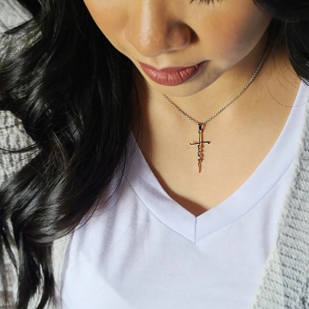Faith Cross Necklace